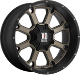 XD 20x9 XD825 Buck 25 Matte Black w/ Dark Tint +0mm