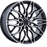 Niche 20x9 NC277 Calabria 5 Gloss Black Machined +27mm