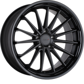 TSW 20x10 Marina Matte Black w/ Gloss Black Lip +40mm