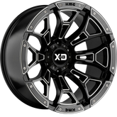 XD 18x10 XD841 Boneyard Gloss Black Milled -18mm