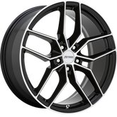 Petrol 20x8.5 P5C Gloss Black w/ Machined Face +35mm