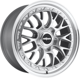 Rotiform 18x8.5 R155 LSR Gloss Silver Machined +45mm