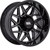 Moto Metal 20x9 MO812 Turbine Gloss Black Milled +20mm