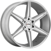 KMC 20x9 KM712 Prism Truck Brushed Silver +30mm