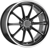 TSW 20x10 Sweep Gloss Gunmetal w/ Stainless Lip +25mm
