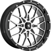 MSA Offroad Wheels 15x7 M45 Portal Gloss Black Machined +10mm