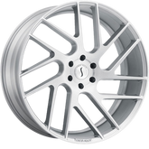 Status 20x9 Juggernaut Silver w/ Brushed Face +20mm