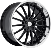 Coventry 18x9.5 Whitley Gloss Black w/ Mirror Cut Lip +25mm