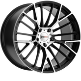 Cray 19x10.5 Astoria Gloss Black w/ Mirror Cut Face +65mm
