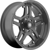 ATX Series 20x9 AX181 Artillery Cast Iron Black -12mm