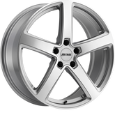 Petrol 18x8 P2A Silver w/ Machine Cut Face +35mm