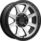 XD 17x8.5 XD134 Addict 2 Matte Black w/ Machined Face +0mm