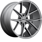Niche 18x8 M116 Misano Matte Gunmetal +42mm