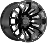 Black Rhino 20x12 Pinatubo Gloss Black w/ Milled Inside Window -44mm
