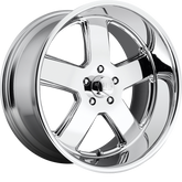 US Mags 20x9.5 U116 Hustler Chrome +1mm