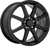 Motegi Racing 16x7 MR142 CS8 Satin Black +40mm