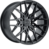 XO 19x9.5 Phoenix Double Black +25mm