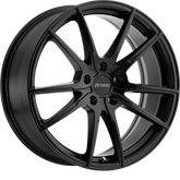 Petrol 17x8 P0A Matte Black +35mm