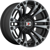 XD 20x9 XD851 Monster 3 Satin Black w/ Gray Tint +0mm