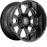 XD 20x9 XD825 Buck 25 Gloss Black Milled +0mm