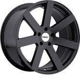 TSW 17x8 Bardo Matte Black +45mm