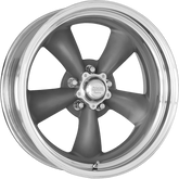 American Racing 16x7 VN215 Classic Torq Thrust II Mag Gray w/ Machined Lip +0mm