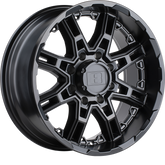 Level 8 18x9 Slingshot Matte Black -10mm