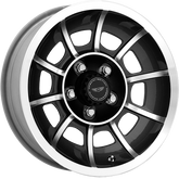 American Racing 15x7 VN47 Vector Satin Black Machined +0mm