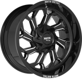 Moto Metal 20x10 MO999 Gloss Black Milled -18mm
