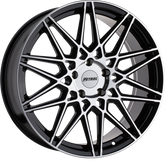 Petrol 17x8 P3C Gloss Black w/ Machined Face +40mm
