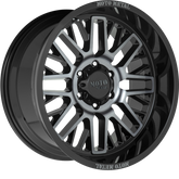 Moto Metal 20x9 MO802 Warlock Gloss Black Machined w/ Gray Tint +18mm