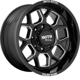 Moto Metal 20x10 MO803 Gloss Black Milled -18mm