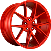 Niche 19x8.5 M186 Misano Candy Red +33mm