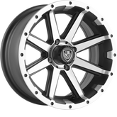 Fairway Alloys 14x6.5 FA136 Rebel Matte Black Machined -23mm