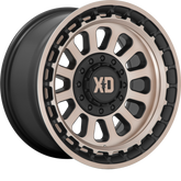 XD 17x9 XD856 Omega Satin Black w/ Bronze Tint +18mm