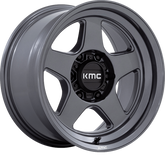 KMC 17x9 KM728 Lobo Matte Anthracite -38mm