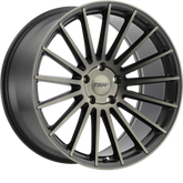 TSW 17x8 Luco Matte Black w/ Machined Face and Dark Tint +40mm