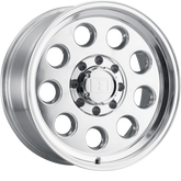 Level 8 16x8.5 Hauler Polished -25mm