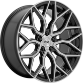 Niche 19x8.5 M262 Mazzanti Gloss Black w/ Brushed Face +35mm