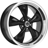 American Racing 16x7 AR105 Torq Thrust M Gloss Black w/ Machined Lip +35mm