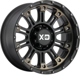 XD 20x9 XD829 Hoss II Satin Black Machined w/ Dark Tint +0mm
