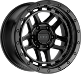KMC 18x8.5 KM540 Recon Satin Black +18mm