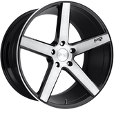 Niche 19x8.5 M124 Milan Gloss Black Brushed +35mm