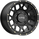 KMC Powersports 15x6 KS135 Grenade Satin Black +38mm