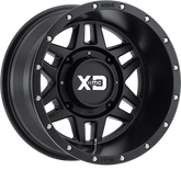 XD Powersports 15x7 XS128 Machete Satin Black +35mm