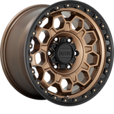 KMC 17x9 KM545 Trek Matte Bronze w/ Black Lip +18mm