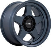 KMC 17x9 KM728 Lobo Metallic Blue -38mm