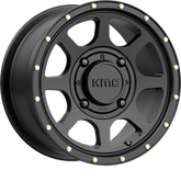 KMC Powersports 15x6 KS134 Addict 2 Satin Black +38mm