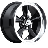 US Mags 15x8 U107 Standard Gloss Black +1mm