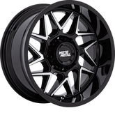Moto Metal 20x9 MO812 Turbine Gloss Black w/ Machined Face +20mm